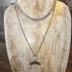 Elegant  Whale Tail Necklace